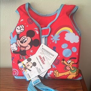 Disney Mickey Mouse Swim Vest - Red and Blue